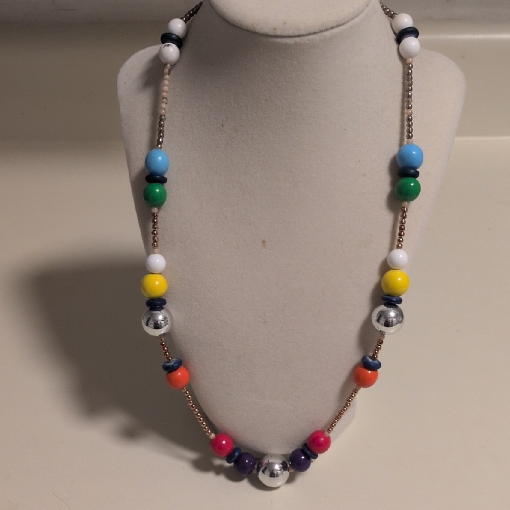 Colorful‎ Beaded Costume Necklace